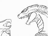 Godzilla Muto Darkstar sketch template
