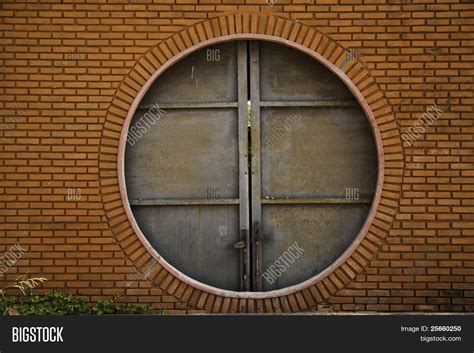 circular brick door stock photo stock images bigstock