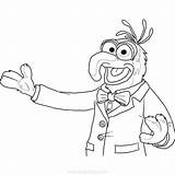 Muppets Waldorf Gonzo Statler Xcolorings sketch template