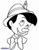 Pinocchio Coloring Disneyclips sketch template