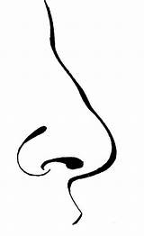 Nose Clip Clipart Drawing Line Library sketch template