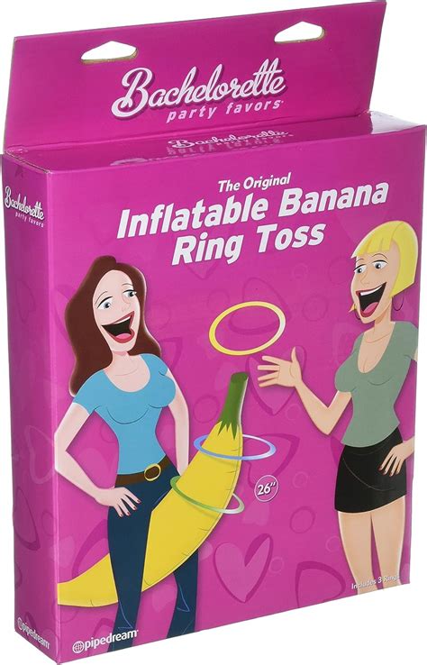 Pipedream Products Bachelorette Party Inflatable Banana Ring Toss Game