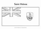 Helena Flag Colouring Saint St Template Vincent Coloring Become Member Log sketch template