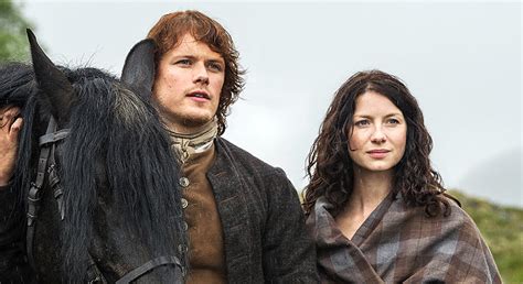 outlander s caitriona balfe teases sexy jamie and claire scenes