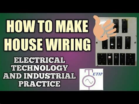 house wiring  home wiring connection diagramhow   house wiringelectrical technology