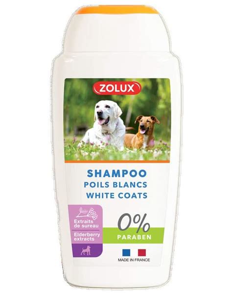 Zolux Shampoo Für Hunde Mit Weißen Borsten Ohne Paraben 250 Ml