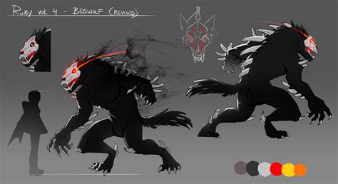 image beowolf revised concept artpng rwby wiki fandom powered  wikia