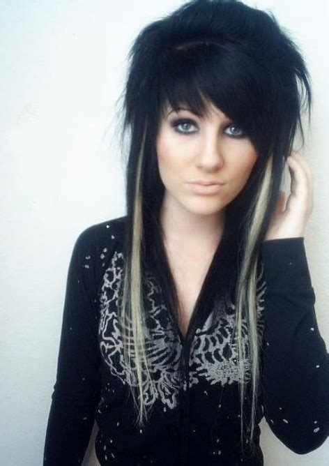 emo hairstyles for girls latest popular emo girls haircuts pictures