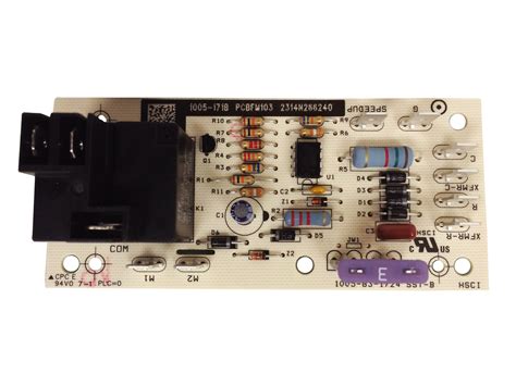 pcbfms goodman control board wiring exhaust fan capacitor diagram