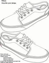 Tenis Authentic Zapatos sketch template