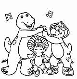 Pages Barney Coloring Printable Coloringpages sketch template