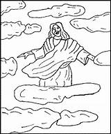 Jesus Ascension Hemelvaart Divine Mercy Aufstieg Malvorlagen Animaatjes Malvorlagen1001 Familyholiday sketch template