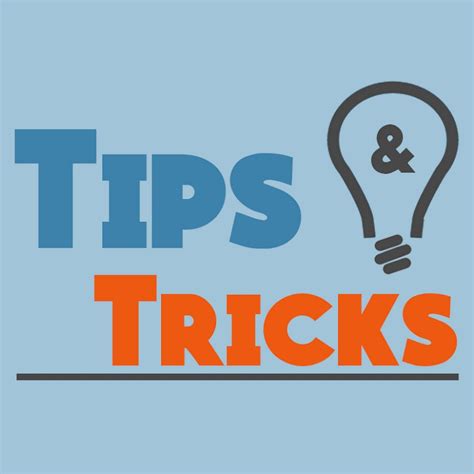 tips tricks youtube
