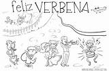 Verbena Infantiles sketch template