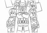 Lego Coloring Pages Superhero Superheroes sketch template