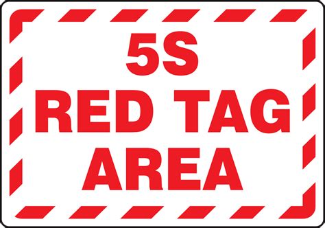 red tag area red tag area sign mrtg