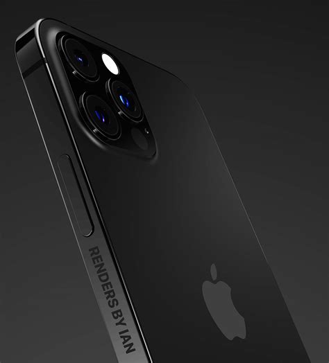 iphone  pro renders based  previous leaks shows  gorgeous matte black finish