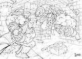 Vs Ryu Oni Akuma Deviantart Desenho Personagens Colorironline sketch template
