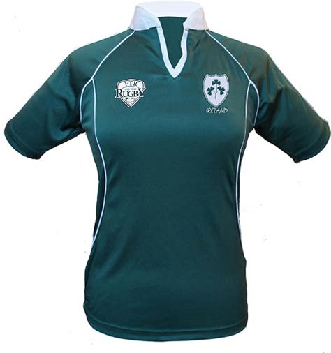 ireland ladies rugby shirt slim fit amazoncouk clothing