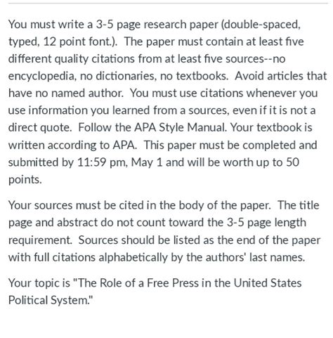 write    page research paper cheggcom