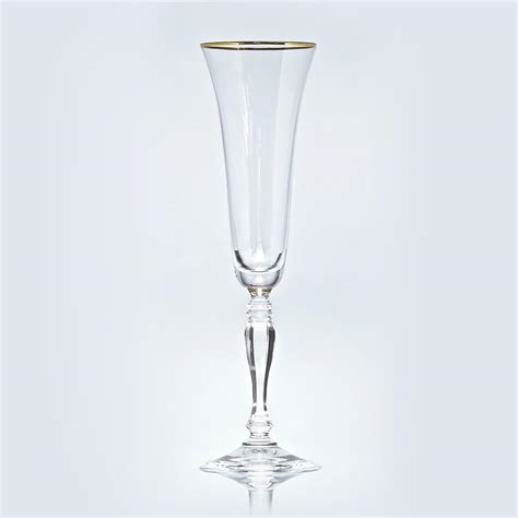 Gold Rim Champagne Glass 18cl 6 3oz 36 Glasses Select Hire Cater