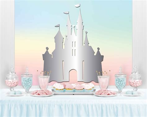 princess castle birthday backdrop cinderella princess castle party backdrop disney princess