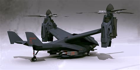 kemp remillard concept art concept ships drone design gunship