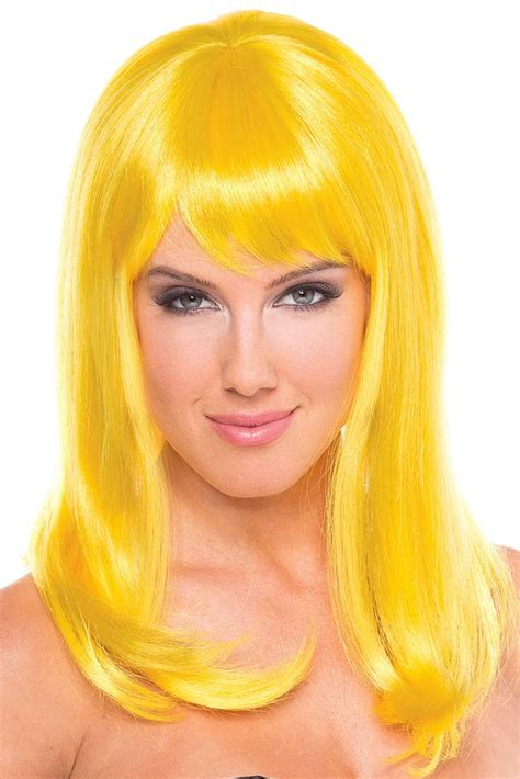 hollywood wig yellow wigs afashion