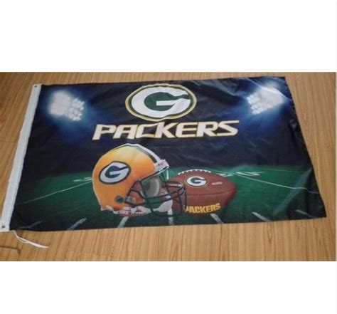 Green Bay Packers Flag 3ft X 5ft Polyester Nfl Banner
