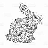 Bunny Konijn Volwassenen Hase Osterhase Pasen Malvorlagen Ostern Erwachsene Ausdrucken Mandalas Malen Adultos Conejo sketch template
