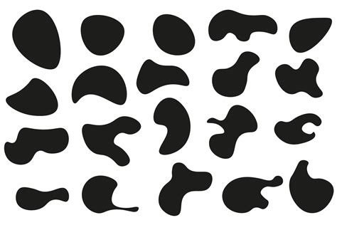 art collectibles abstract shapes  blobs high resolution modern