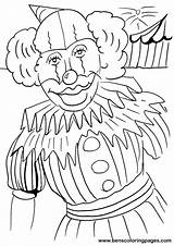 Clown Circus Coloring Handout Below Please Print Click sketch template