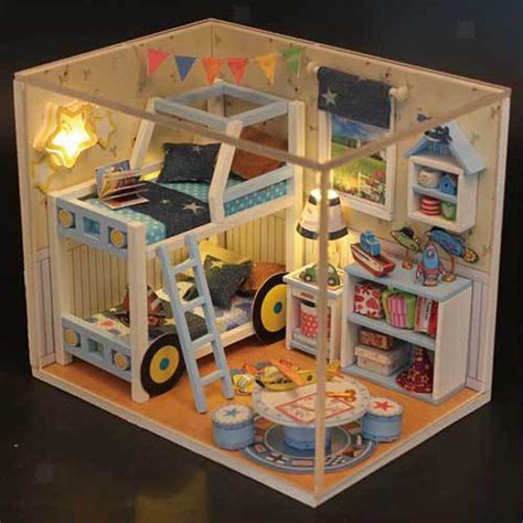 diy dollhouse miniature dreamy house kits  build great toy gift