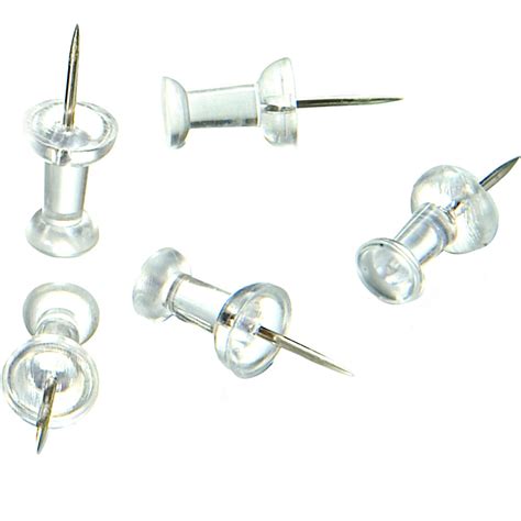 buy  national  push pins clear pack   hardware world