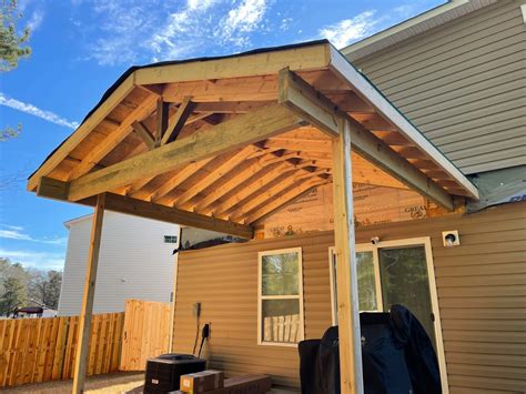 build  gable porch roof storables
