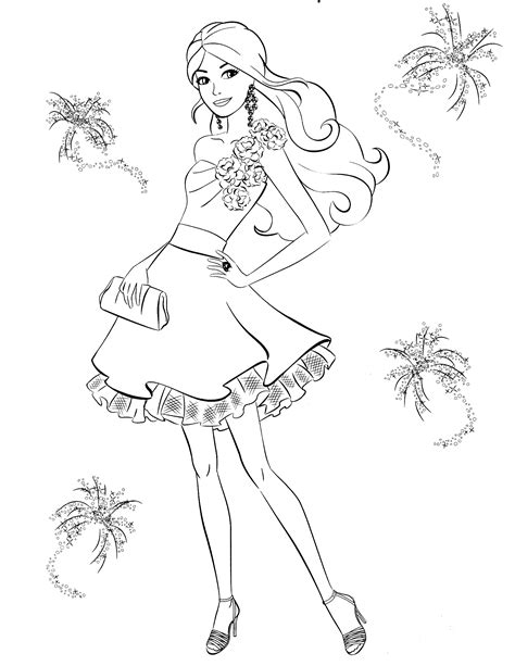 Barbie Drawing Picture At Getdrawings Free Download