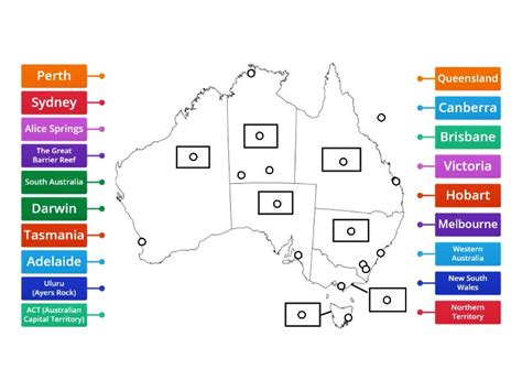map  australia labelled diagram