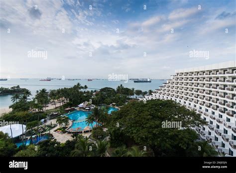 shangri la hotel  singapore stock photo alamy