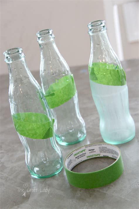 Sea Glass Painted Coca Cola Bottles The Crazy Craft Lady
