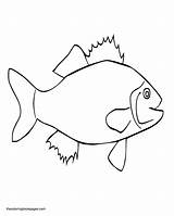 Fish Coloring Simple Pages Drawing Kids Animals Book Clipart Big Printable Library Ocean Mandalas Reef Coral Print Popular Comments sketch template