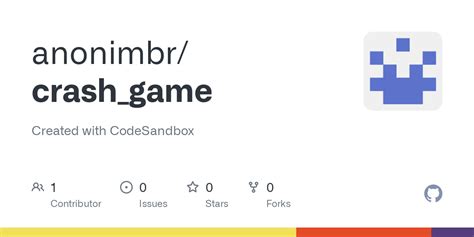 github anonimbrcrashgame created  codesandbox
