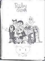 Gloom Coloring 17kb sketch template