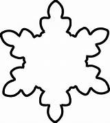 Snowflake Outline Coloring Pages Wecoloringpage Clipartmag sketch template