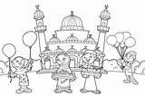 Eid Adha Islam Familyholiday Ramadan sketch template