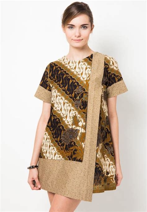 dress batik modern terbaru  cantik anggun