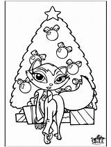 Coloring Bratz Christmas Pages Popular Coloringhome Advertisement sketch template