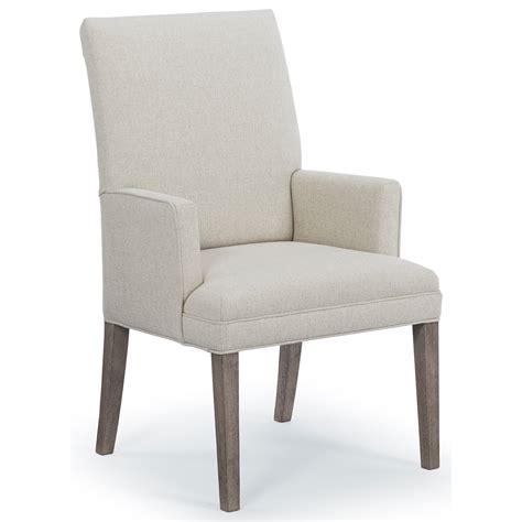 home furnishings nonte upholstered captains dining arm chair