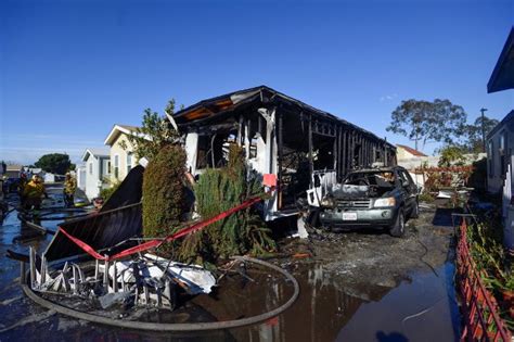 man burned  cypress mobile home park fire press telegram