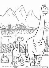 Arlo Dinosaur Coloring Dibujos Dinosaurio Disegni Dinossauro Bom Dinosaurios Coloriages Traque Colorare sketch template