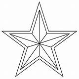 Estrela Desenhos Colorir Modelos sketch template